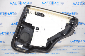 Door trim card rear left Ford Explorer 16-19 rest, leather black, rust