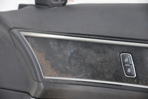 Door trim card front right Ford Explorer 16-19 rest, leather black, rust