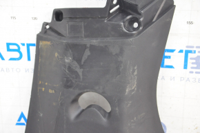 Rear pillar trim 3rd row left Ford Explorer 11-19 black, chemically treated, worn
