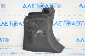 Rear pillar trim 3rd row left Ford Explorer 11-19 black, chemically treated, worn