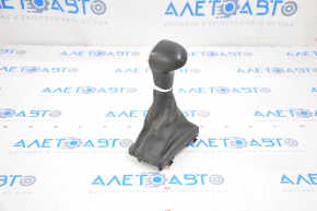 Gear knob Audi Q5 8R 12-17 black leather, scratches on leather