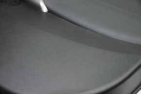 Door trim card front right Fiat 500X 16-17 black with black insert leather, armrest leather, overlay gray scratch gloss, beats audio, scratches, bump