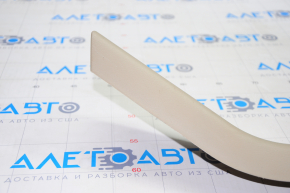 Door sill trim with illumination front right Lexus RX300 RX330 RX350 RX400h 04-08 beige, bumps, broken crepe, scratches