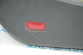 Door trim card front left Mercedes CLA 14-19 black with beige insert leather, armrest leather, scratches, bumps, for dry cleaning