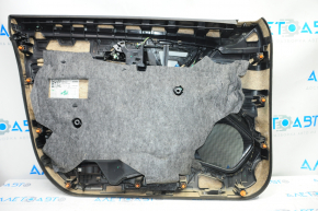 Door trim card front right Mercedes CLA 14-19 black with black insert leather, armrest leather, for seat memory