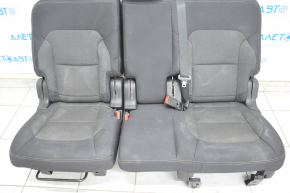 Rear row of seats 2nd row Ford Explorer 16-19 cloth black, under dry cleaning