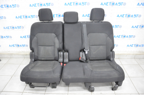 Rear row of seats 2nd row Ford Explorer 16-19 cloth black, under dry cleaning