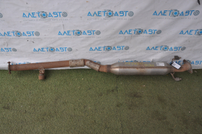 Exhaust line middle part without catalytic converter Toyota Sienna 11-16 3.5 FWD rusty