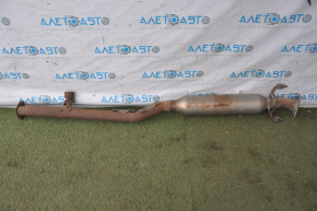 Exhaust line middle part without catalytic converter Toyota Sienna 11-16 3.5 FWD rusty