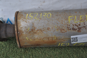 Ford Flex 09-12 Exhaust System Resonator Crumpled