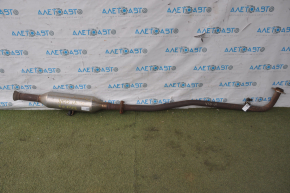 Exhaust line middle part Toyota Camry v50 12-14 2.5 with receiving pipe, rusty, dented