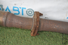Exhaust line middle part Toyota Camry v50 12-14 2.5 with receiving pipe, rusty, dented