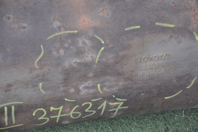 Exhaust line middle part Lexus RX400h 06-09 sawed off catalyst, rusty, dents