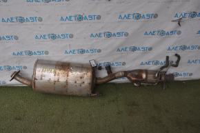 Exhaust line middle part with heater Lexus RX450h 10-15 without catalytic converter, dented