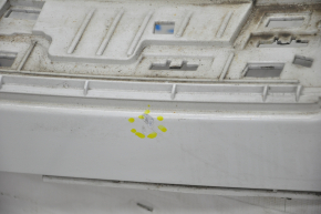 Rear bumper upper part Ford Explorer 16-19 white, pressed, scratch
