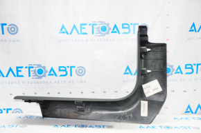 Door sill trim front right Jeep Cherokee KL 14-23 black, scratches