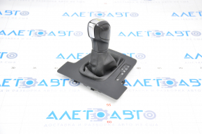 Gear knob with shifter cover VW Passat b8 16-19 USA plastic, black, matte cover