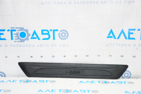 Door sill trim front right outer BMW 3 F30 12-18 black, scratches