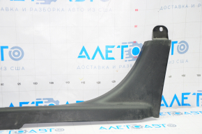 Front right threshold trim Fiat 500L 14-19 black, broken crepe, rubbed