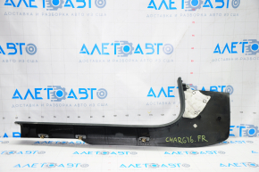 Door sill trim front right Dodge Charger 11-23 black, scratches