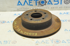 Rear left brake disc Nissan Rogue 14-20 15.5mm, rusty