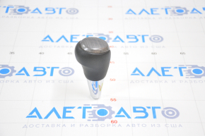Toyota Camry V50 12-14 USA gear knob, rubber, gray wood insert