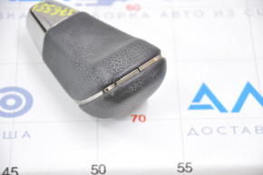 Gear knob Toyota Avalon 13-18 textured leather black, scratches on leather