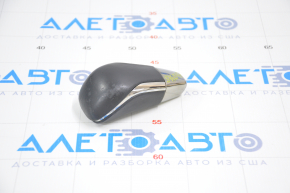 Gear knob Toyota Avalon 13-18 smooth leather black, worn leather