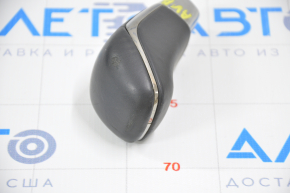 Gear knob Toyota Avalon 13-18 smooth leather black, worn leather