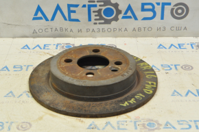 Brake disc rear right Mini Cooper Clubman R55 07-14 10mm, rusty