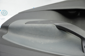 Door trim card rear right Ford Escape MK3 13-19 prerest black with black insert plastic, armrest cloth, under tweeter, scratches, for dry cleaning