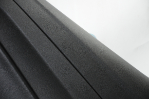 Door trim card rear right Ford Escape MK3 13-19 pre-rest black with black insert plastic, armrest leather, under the tweeter, without handle cover, scratches