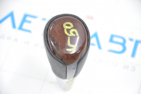 Gear knob Toyota Camry v50 12-14 usa rubber, insert under mahogany, peeled varnish