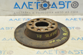 Brake disc rear left VW Golf 15-10mm, rusty