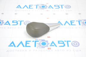 Gear knob Toyota Camry v40 07-11 gray rubber, scratches on chrome