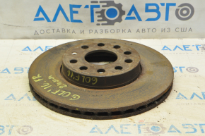 Front right brake disc VW Golf 15- 288/24mm, rusty