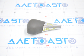 Gear knob Toyota Camry v40 07-11 gray rubber, scratches on chrome