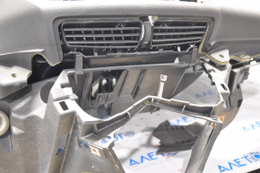 Torpedo front panel without AIRBAG Ford Escape MK3 13-16 prerest, bent, broken plan bard, without plugs, scratch