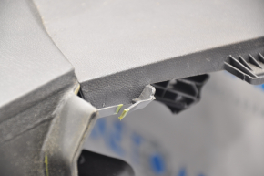 Torpedo front panel without AIRBAG Ford Fiesta 11-19 black-beige, without plugs, scratches, broken fastener