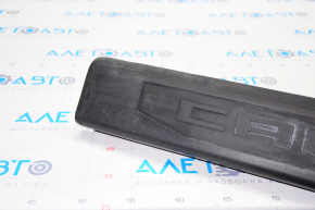 Door sill trim front left Chevrolet Camaro 16-23 convertible exterior, black, broken crepe, scratches