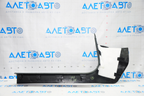 Door sill trim inner front right Audi A4 B8 08-16 sedan, black, scratches