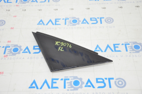 Molding end cap wing triangle left Volvo XC90 16-23 black gloss
