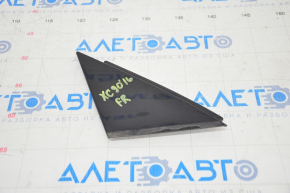 Molding end cap wing triangle right Volvo XC90 16-23 black gloss