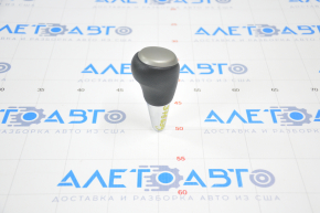 Gear knob Toyota Camry v50 12-14 usa rubber, gray insert, scratches on the lining
