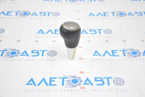 Gear knob Toyota Camry v50 12-14 usa rubber, gray insert, scratches on the lining