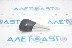 Gear knob Toyota Highlander 08-13 leather black, wood grain, worn leather