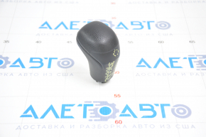 Gear knob Toyota Highlander 14-19 rubber black, scratch