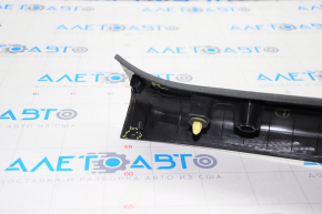 Door sill trim front left inner Acura MDX 14-20 black, rubbed, broken fastener