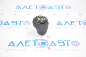 Gear knob Toyota Camry v55 15-17 usa leather black, scratches on leather