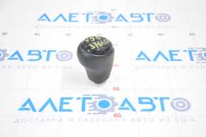 Gear knob Toyota Camry v55 15-17 usa leather black, worn leather